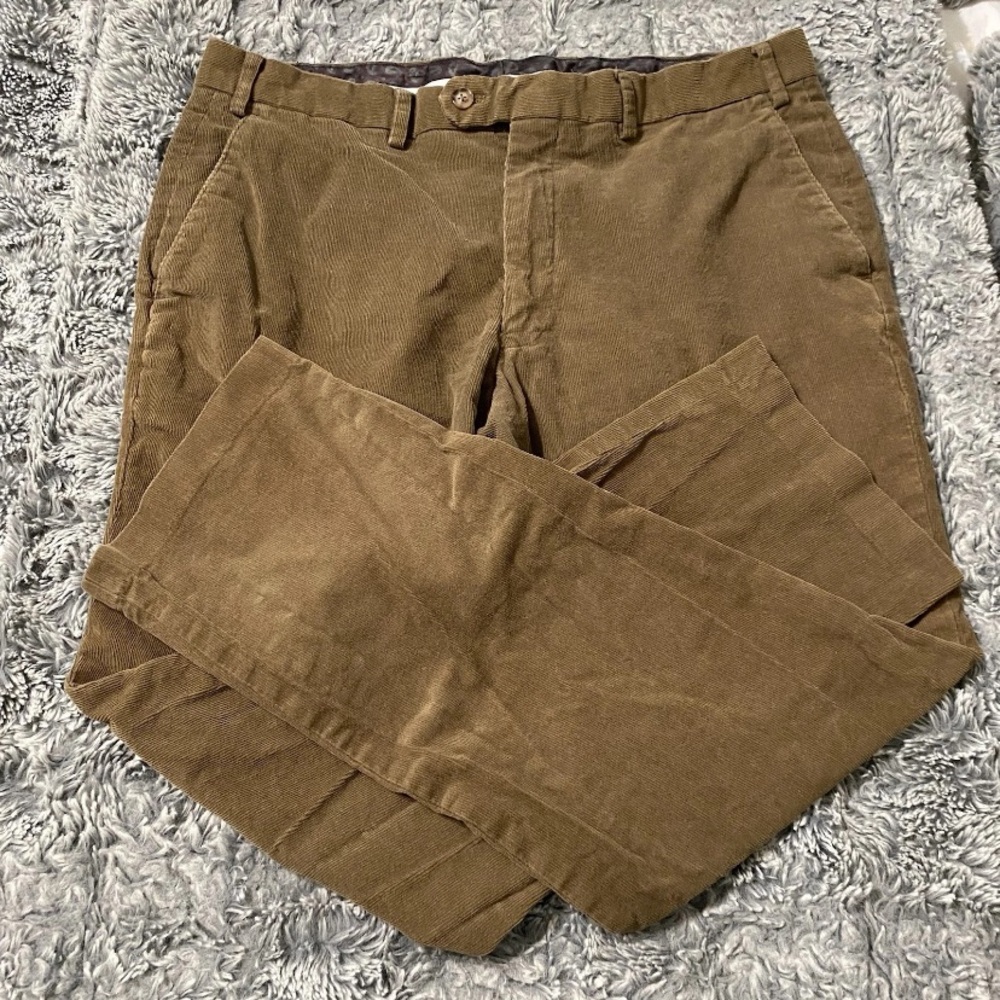 Ralph Lauren Vtg Rugby Corduroy Pants Men’s 36/29 brown khaki tan preppy
